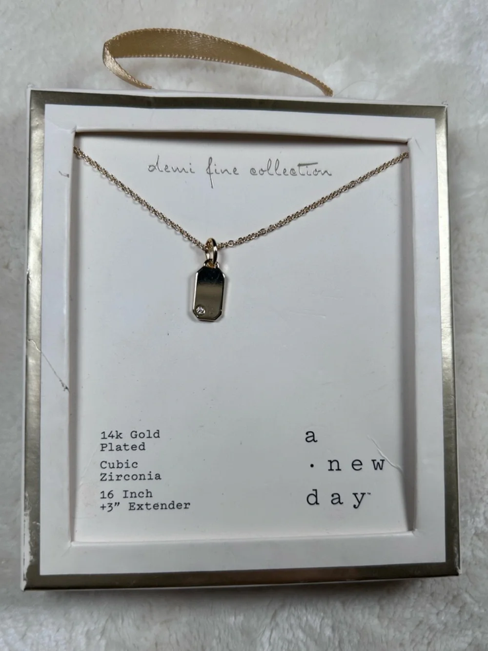 NWT Jewelry Bundle A New Day Demi Fine Collection, earrings necklace silver gold